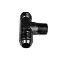 T-kus vnější / vnitřní / vnější  AN4-1/8 NPT-AN4 Černá-2