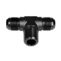 T-kus vnější / vnitřní / vnější  AN6-1/8 NPT-AN6 Černá-4