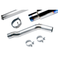 Titanium exhaust system Mitsubishi Lancer X Vogler Racing-3
