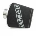 Universal Neck Black Large Aluminium Base Cone Filter Ramair JS-090-SL 89mm-1