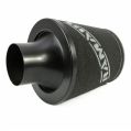 Universal Neck Black Large Aluminium Base Cone Filter Ramair JS-102-BK 60mm-3