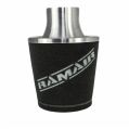 Universal Neck Black Large Aluminium Base Cone Filter Ramair JS-107-SL 80mm-1