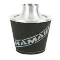 Universal Neck Black Large Aluminium Base Cone Filter Ramair JS-108-SL 80mm-1