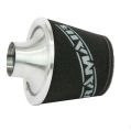 Universal Neck Black Large Aluminium Base Cone Filter Ramair JS-108-SL 80mm-2