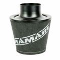 Universal Neck Black Large Aluminium Base Cone Filter Ramair JS-109-BK 102mm-1