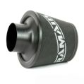 Universal Neck Black Large Aluminium Base Cone Filter Ramair JS-109-BK 102mm-2