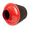 Universal Neck Black Large Aluminium Base Cone Filter Ramair JS-109-RD 102mm-3