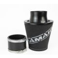  Universal Neck Black Large Aluminium Base Cone Filter Ramair JS-175-100-BK-KIT 102mm-1