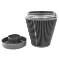 PRORAM PR-CC-195-150-VS-80 80mm ID Neck Large Cone Air Filter with velocity stack-3