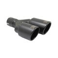 Univerzální koncovka tlumiče výfuku kulatá 90mm délka 225/205mm montážní průměr 55mm-2