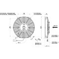 Axial fan SPAL 12V VA07-AP7/C-31S (225 MM)-2