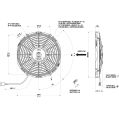 Axial fan SPAL 12V VA09-AP12/C-54S (280 MM)-2