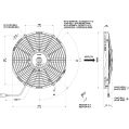 Axial fan SPAL 12V VA09-AP8/C-27A (280 MM)-2
