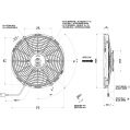 Axial Spal SPAL 12V VA10-AP50/C-61A (305 MM)-2