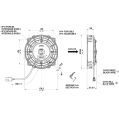 Axial fan SPAL 12V VA22-AP11/C-50A (167 MM)-2