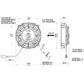 Axial fan SPAL 12V VA22-AP11/C-64S (167 MM)-2