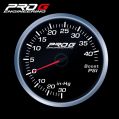 Ukazatel Pro G Race Series RS, přeplnění Boost 40 PSI WHITE 52mm-1