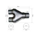 Y-pipe 63-57mm-5