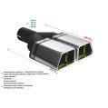 Univerzální koncovka tlumiče výfuku speciální 86×54mm délka 200mm montážní průměr 50mm-2