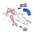 EGR Delete Kit Blanking Plate for VW Audi Seat Skoda with 1.9 TDI engines ASV ALH AHF AJM-2