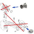 EGR Valve Delete Kit for VW Audi Seat Skoda with 1.9 TDI engines AWX AVF ASZ BTB AXC-5