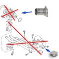 EGR Valve Delete Kit for VW Audi Seat Skoda with 1.9 TDI engines AWX AVF ASZ BTB AXC-2