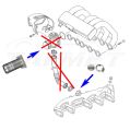 EGR Removal Delete Kit Blanking Plate for VW LT Transporter with 2.5 TDI engines-2