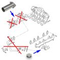 EGR Removal Delete Kit Bypass Blanking Plate for VW Touareg Crafter with R5 2.5 TDI engines-3