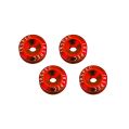 Quick Release Aluminium Bumper Fender Fastener Kit JRspec Red-2